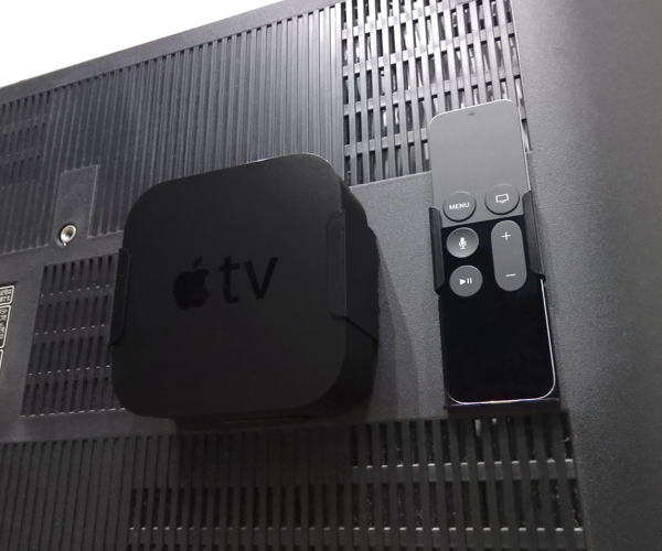 NBROS JAPAN -AppleTV 第4世代専用TVマウント＋リモコンホルダーセット-